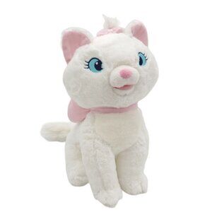 Disney Store Authentic Aristocats Marie Cat Kitten Plush Stuffed Animal‎ 14"